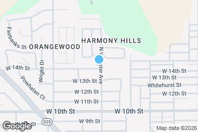 Map image of the property - 1003 W 14th St