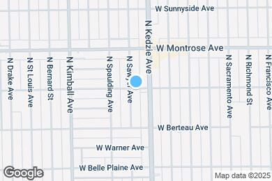 Map image of the property - 3217 W Cullom Ave