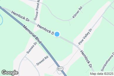 Map image of the property - 400 Hemlock Dr