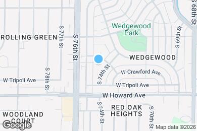Map image of the property - 3819 S 74th St