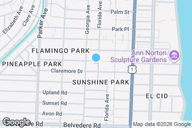 Map image of the property - 600 Biscayne Dr
