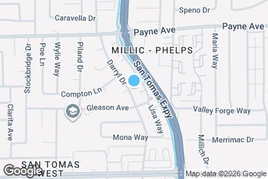Map image of the property - 1410 Darryl Dr