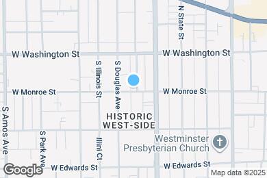 Map image of the property - 1029 W Monroe St