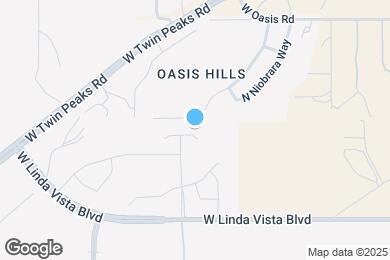 Map image of the property - 6076 W Paseo Hilario