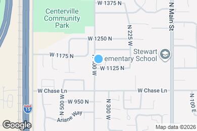Map image of the property - 386 W 1125 N