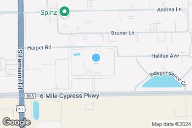 Map image of the property - Springs At Six Mile Cypress