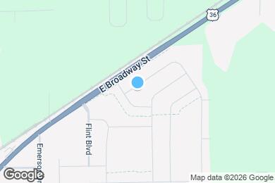 Map image of the property - 1268 W Crystal Dr
