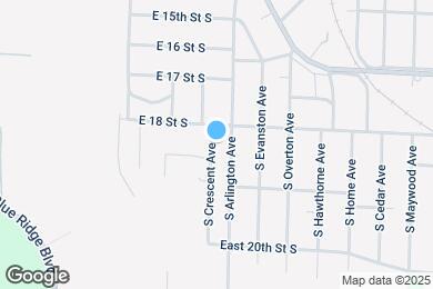 Map image of the property - 1813 S Crescent Ave