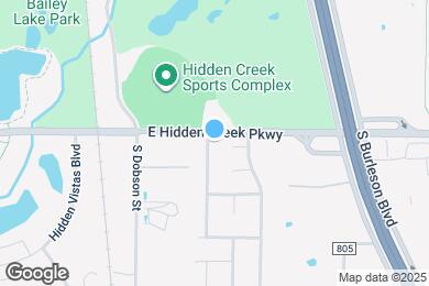 Map image of the property - 905 Hidden Oaks Dr