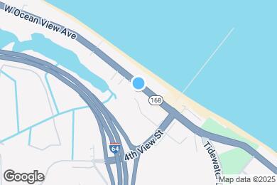 Map image of the property - 483 W Ocean View Ave