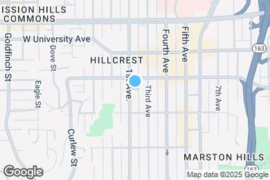 Map image of the property - 3769 1st Ave.