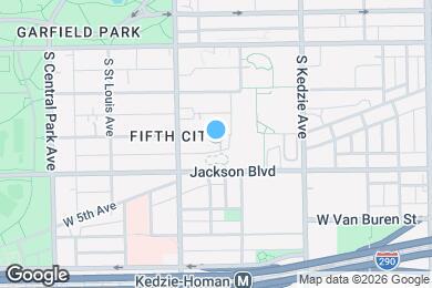 Map image of the property - 3327 W Adams St