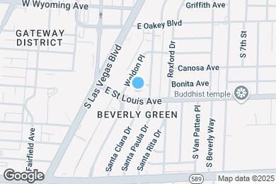 Map image of the property - 525 E St Louis Ave