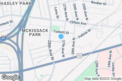 Map image of the property - 2702 Delaware Ave