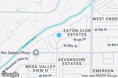 Map image of the property - 1360 W Esplanade St
