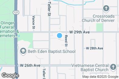 Map image of the property - 2831 Reed St