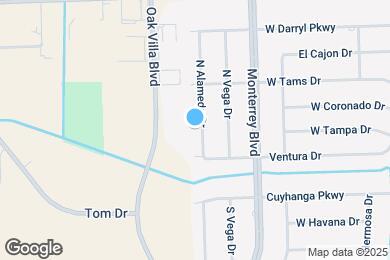 Map image of the property - 1835 N Alameda Dr