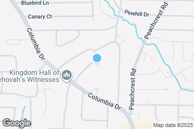Map image of the property - 1614 Columbia Cir