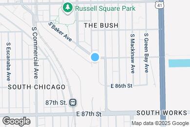 Map image of the property - 8509 S Brandon Ave