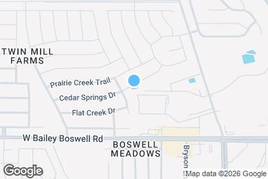 Map image of the property - 4817 Cedar Springs Dr