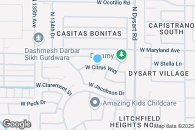 Map image of the property - 13226 W Citrus Way