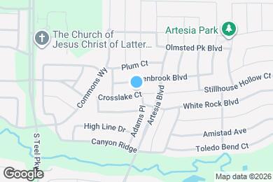 Map image of the property - 16045 Crosslake Ct