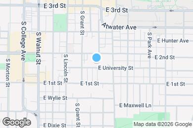 Map image of the property - 423 E University St