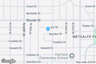 Map image of the property - 5614 Decatur Street