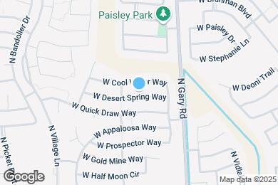 Map image of the property - 1732 W Desert Spring Way