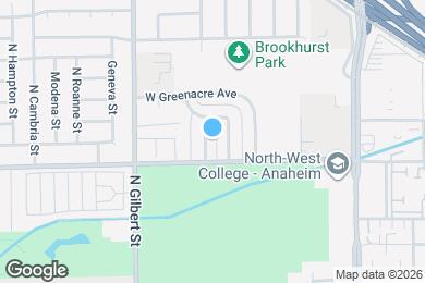 Map image of the property - 614 N Moraga St
