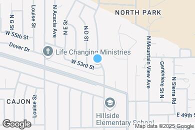 Map image of the property - 378 W 53rd St