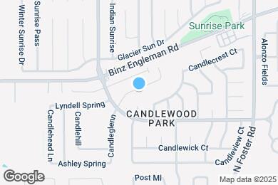 Map image of the property - 3746 Candleglenn