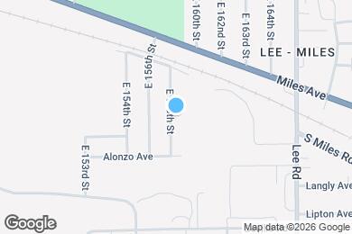 Map image of the property - 4429 E 158th St