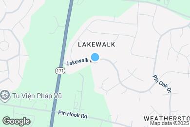 Map image of the property - 1044 Lakewalk Dr
