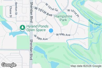 Map image of the property - 4871 W 98th Ave