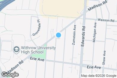 Map image of the property - 3570 Burch Ave