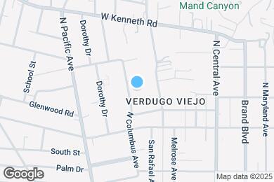 Map image of the property - 1316 N Columbus Ave