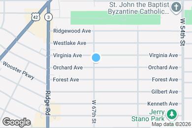 Map image of the property - 6614 Orchard Ave