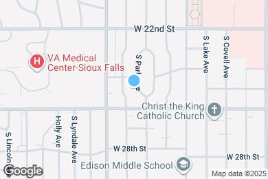 Map image of the property - 1609 S Park Ave