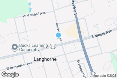 Map image of the property - 116 N Bellevue Ave