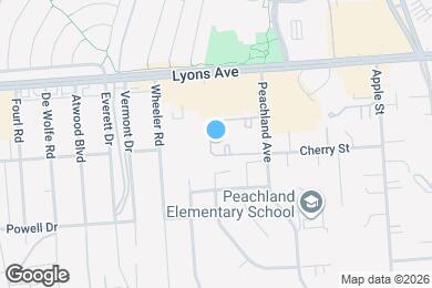 Map image of the property - 25019 Peachland Ave