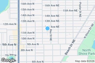 Map image of the property - 145 11th Ave NE
