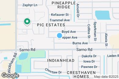 Map image of the property - 2627 Pepper Ave
