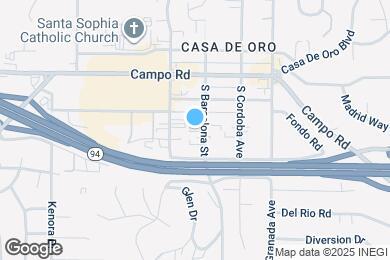 Map image of the property - 3634 S Barcelona St