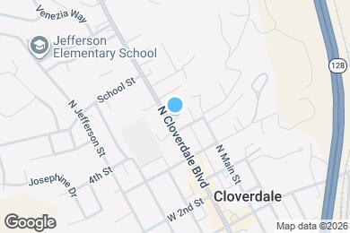 Map image of the property - 416 N Cloverdale Blvd