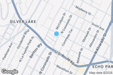 Map image of the property - 1149 1/2 N Coronado St