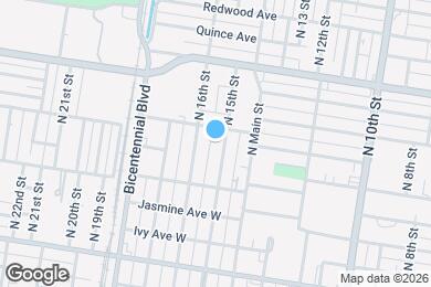Map image of the property - 1213 N 15th St