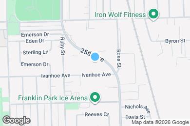 Map image of the property - 3846 25th Ave