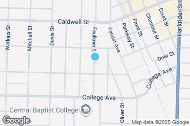 Map image of the property - 620 Faulkner St