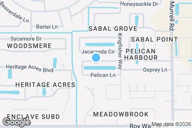 Map image of the property - 1017 Pelican Ln